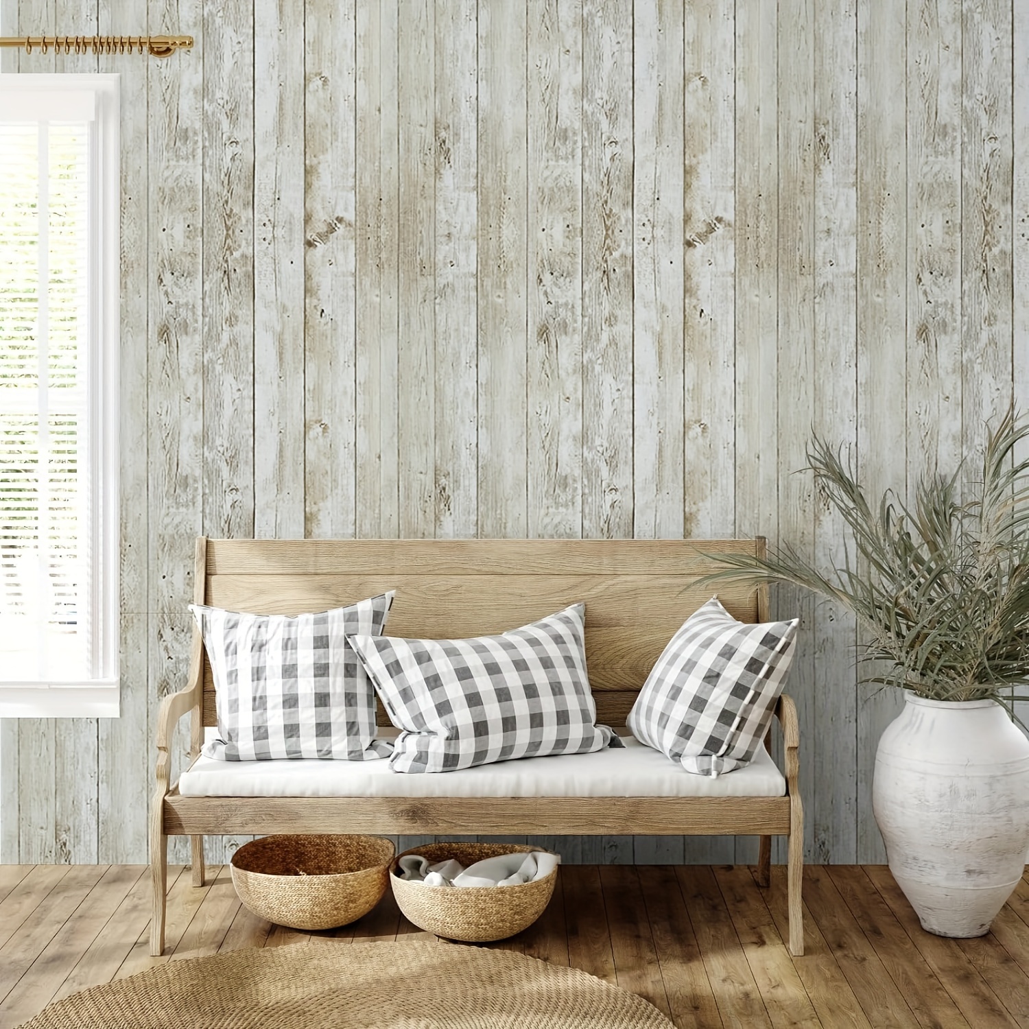 Peel And Stick Vintage Wood Grain Wallpaper 1771 X 393 Self Adhesive Removable Vinyl Contact 0331