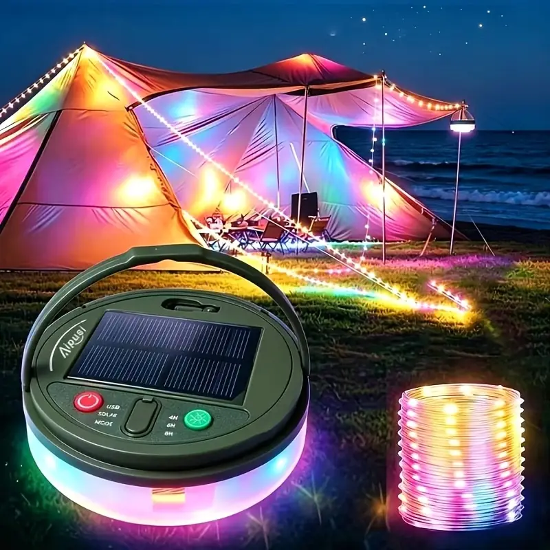 solar camping lichterkette 10 m (33ft) tragbare