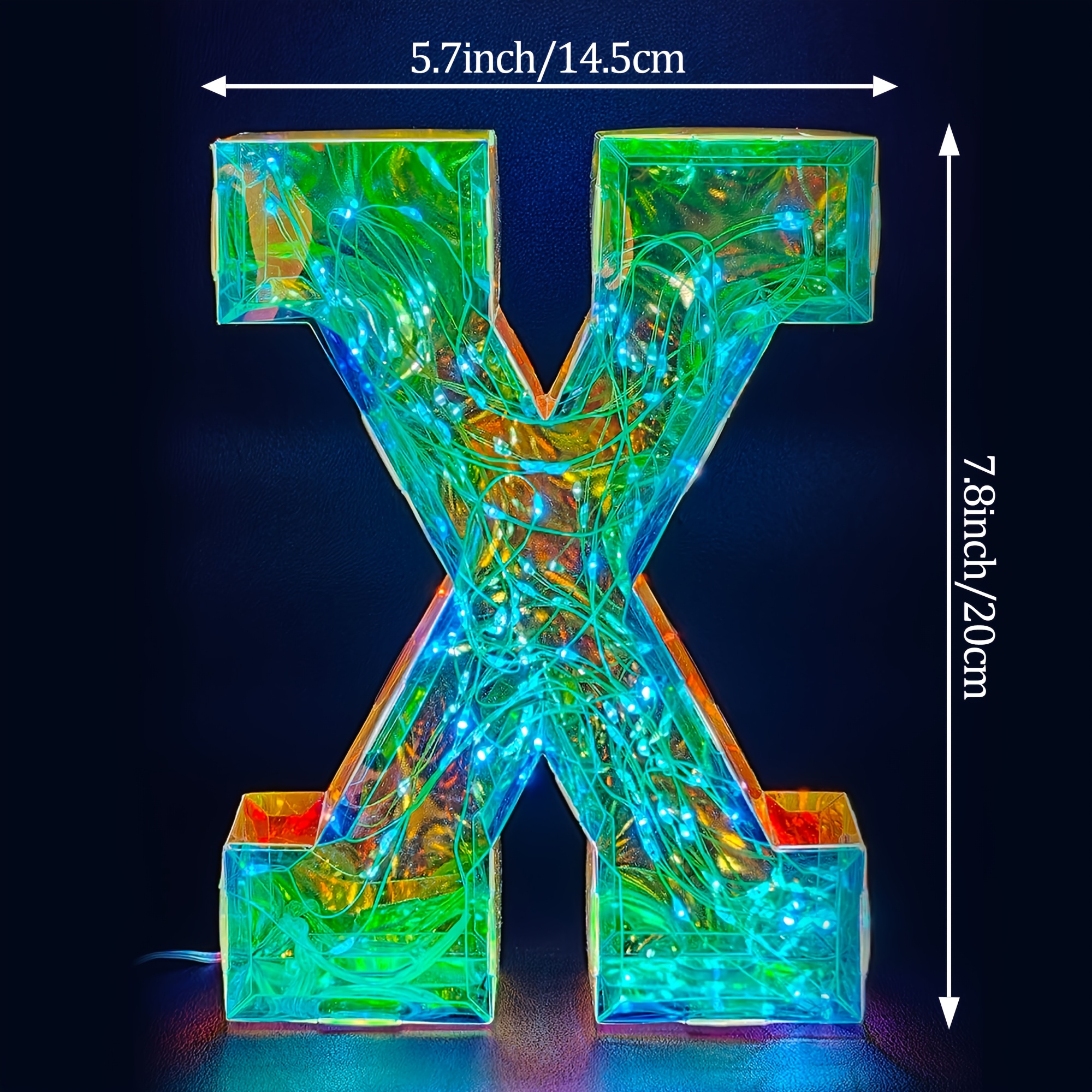 LED Color-Changing Letter and Number Lights