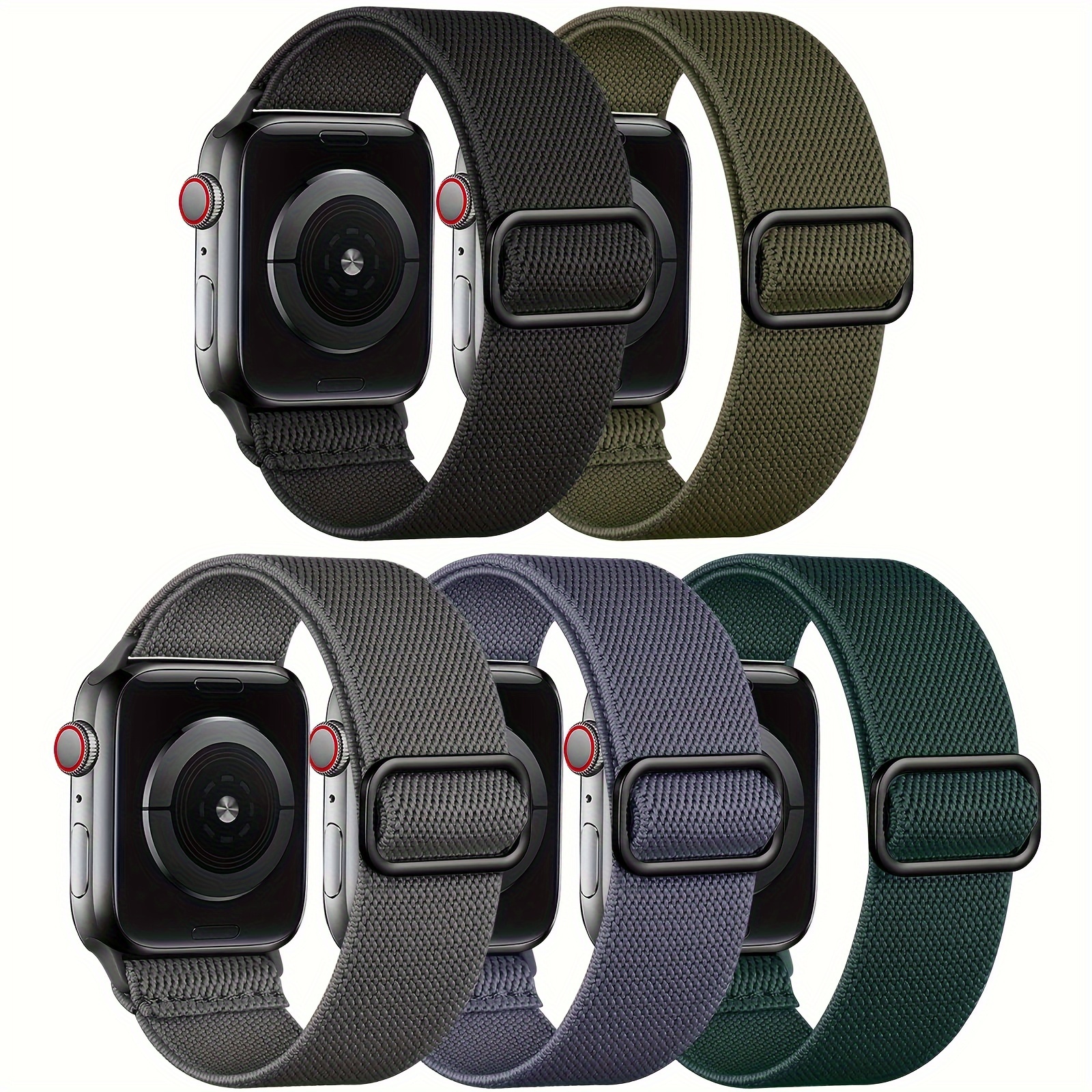 

Stretchy Compatible Apple 49mm 45mm 44mm 42mm 41mm 40mm 38mm Men Women, For Iwatch , /8/7/6/5/4/3/2/1 Se