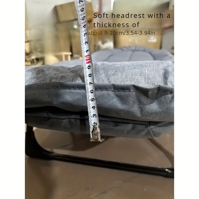 the 1pc180cm folding bed is without assembly and set up for nap this lightweight and portable single bed is convenient for storage making it ideal for taking at the office details 3
