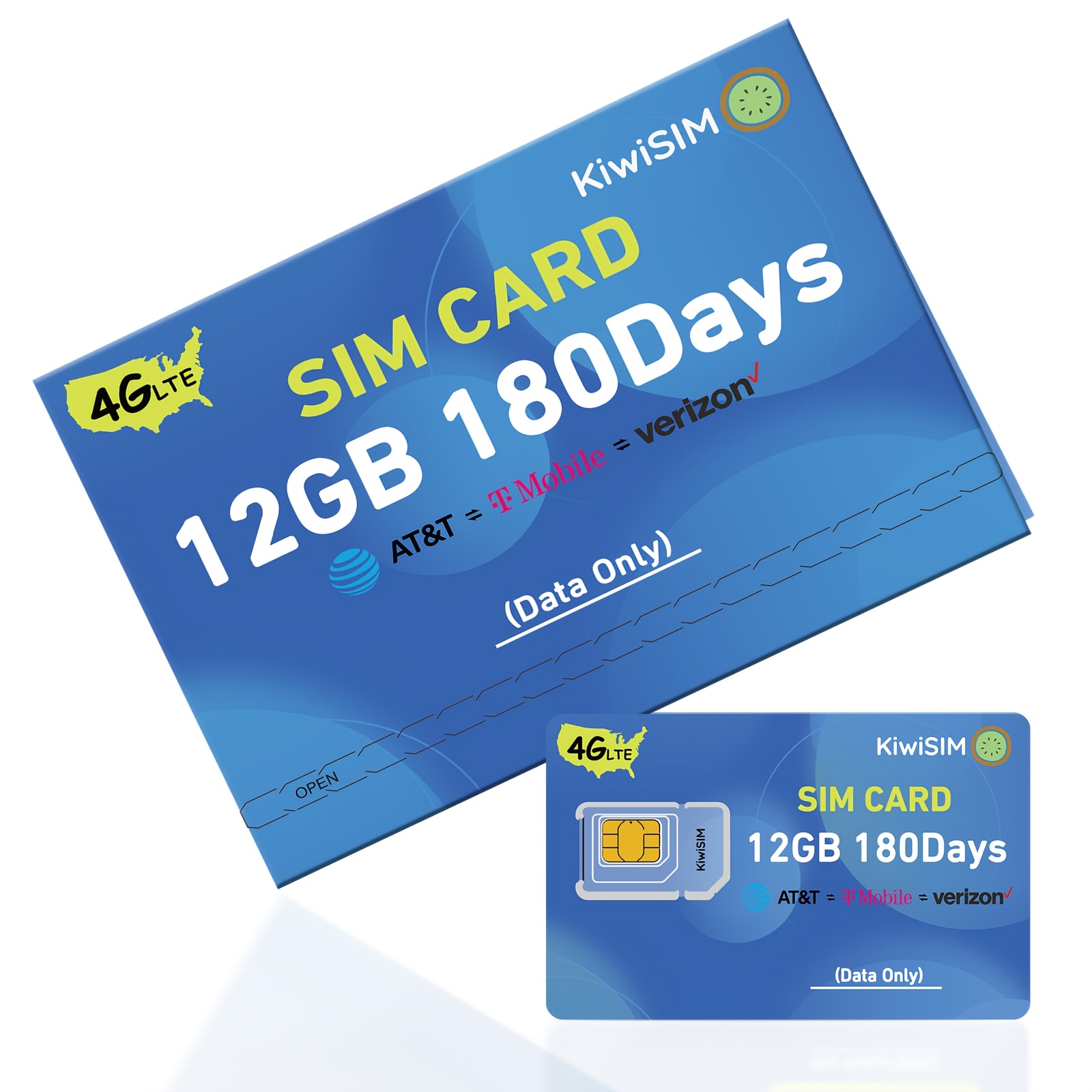 TEMU Essential 180 Days 12gb Data At&t Compatible 4g Lte Phones Gps Trackers Security Hunting Cameras Iot Devices