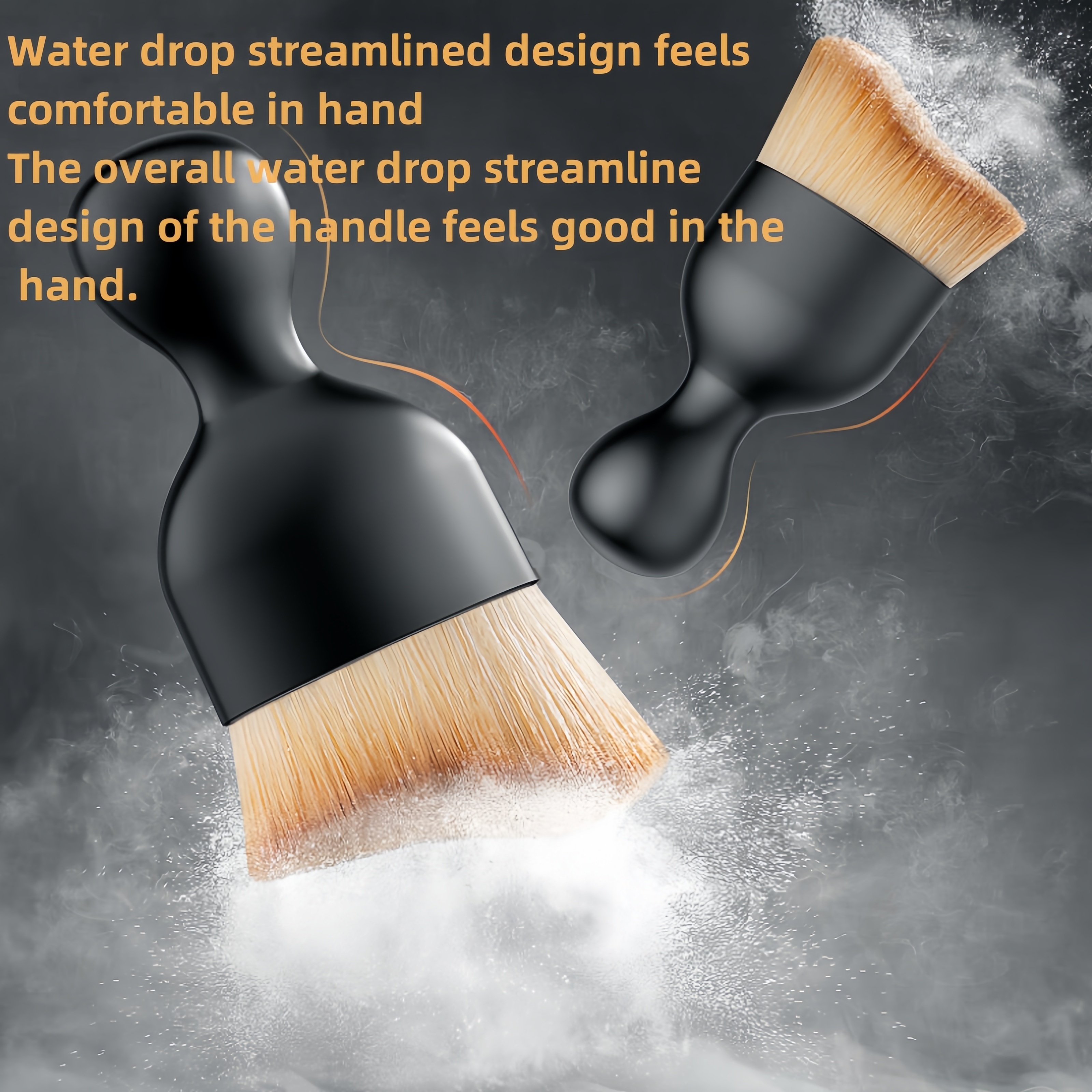 1pc Car Crevice Dusting Brush, Car Interior Short Lint Cleaning Brush, Car Cleaning Air Conditioning Vent Cleaning Brush, Clean Your Car's Interior With This Soft Brush And Shell Car Crevice Dusting Tool For Restaurant