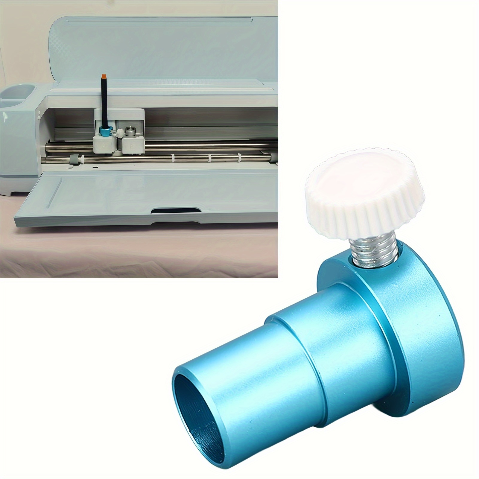 

Universal Pen Adapter For Cricut Maker: Aluminum Alloy Material, Suitable For 12mm Diameter Pens, Easy Installation