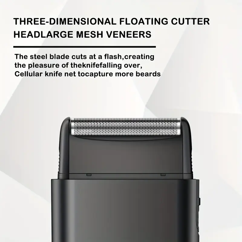 mens grooming kit usb rechargeable electric foil shavers hair clipper with precision trimming styling tool limit comb ideal holiday gif Product details 1