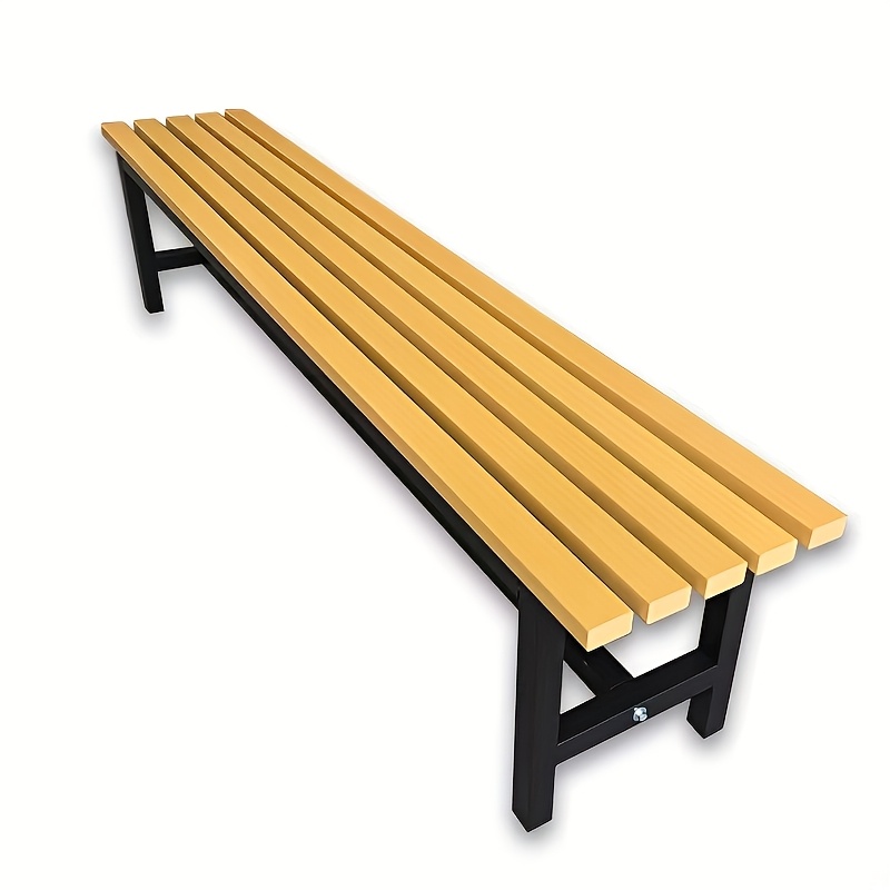 outdoor anti   bench courtyard garden multi person leisure seat thickened galvanized   park long bench