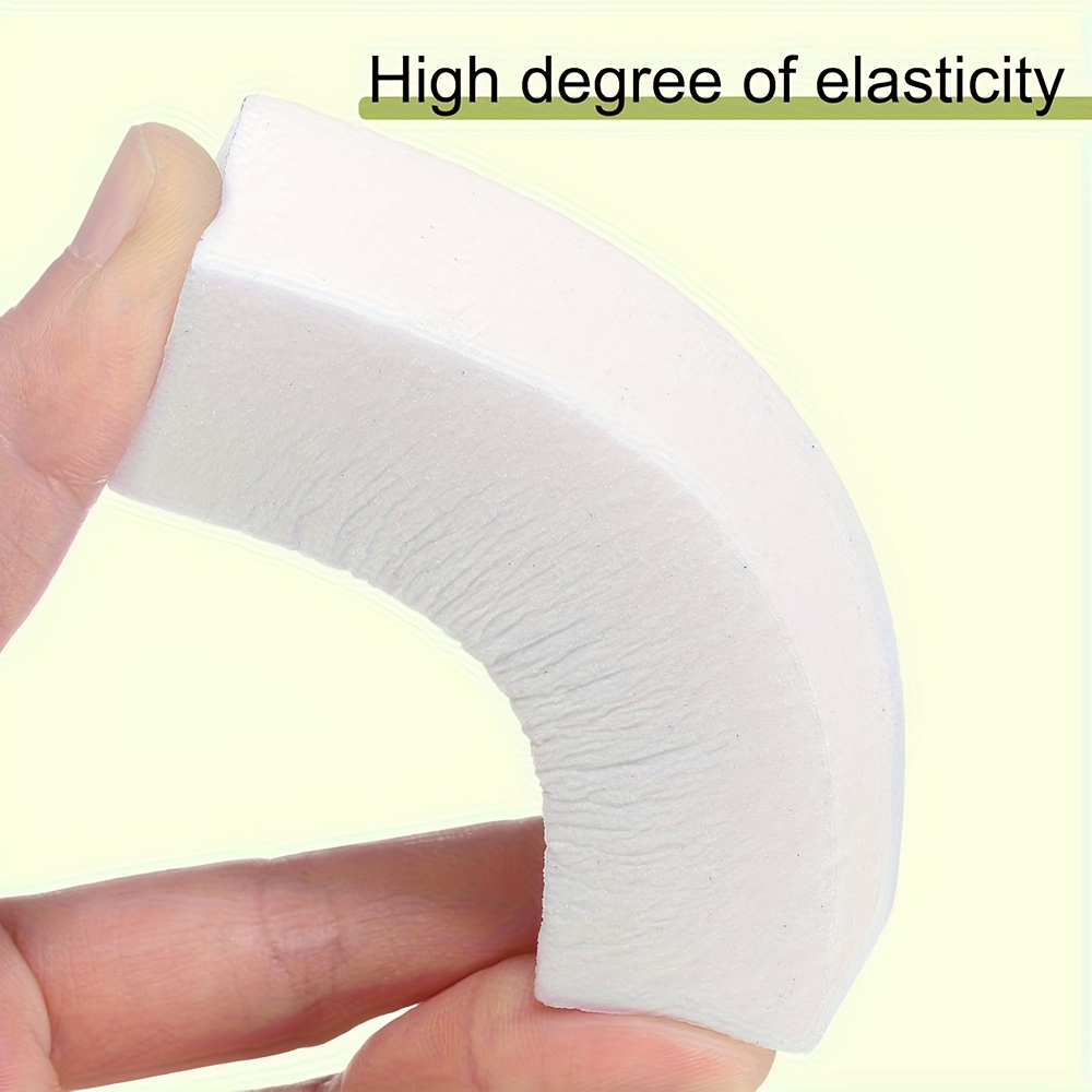 50pcs White Nail Buffer Blocks, 4-Way Sanding Blocks for Manicure