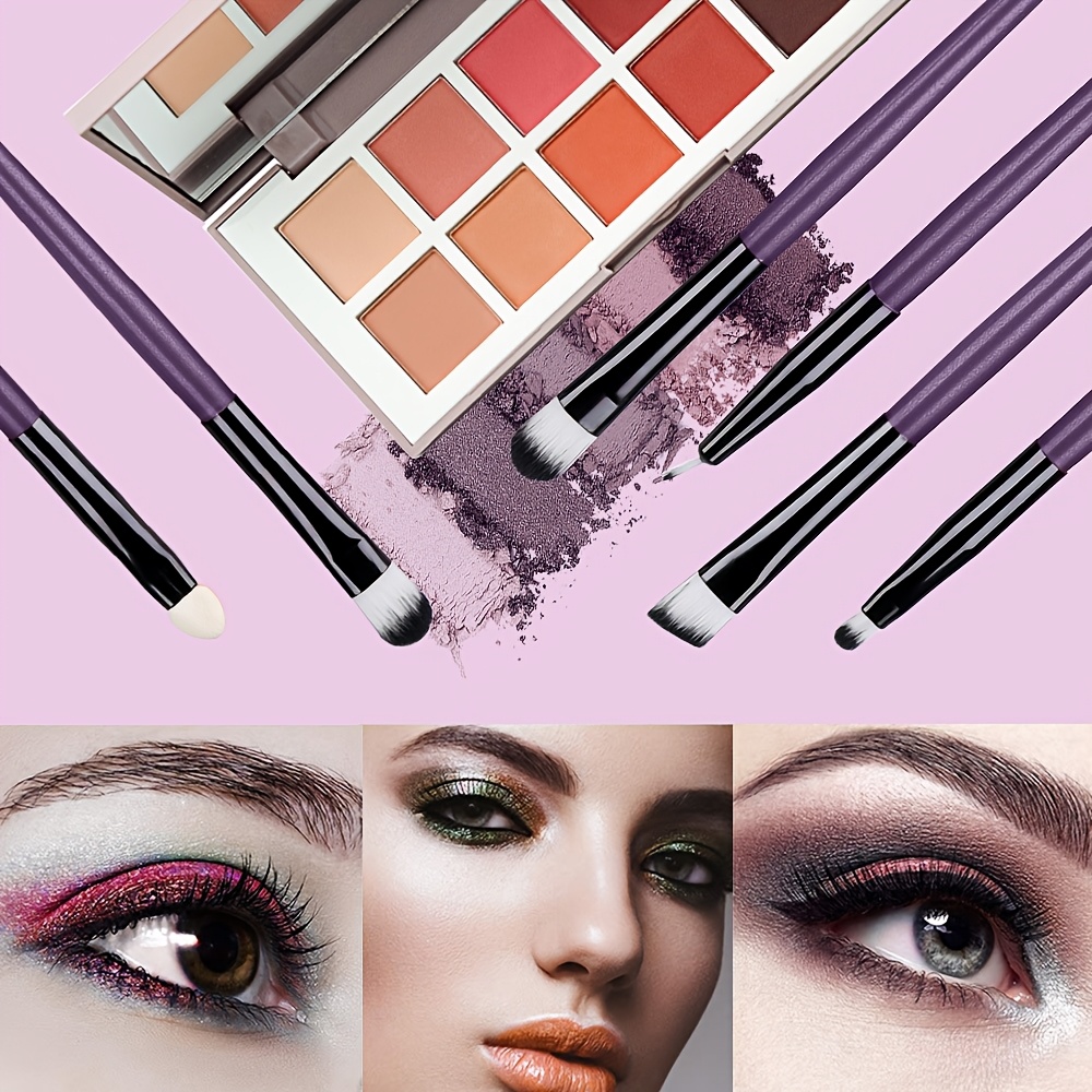 20/34pcs Makeup Brush Set and 8pcs Mini Makeup Brush Professional Soft Synthetic Powder Foundation Eyeshadow Makeup Brush Cosmetics Suitable for Beginners