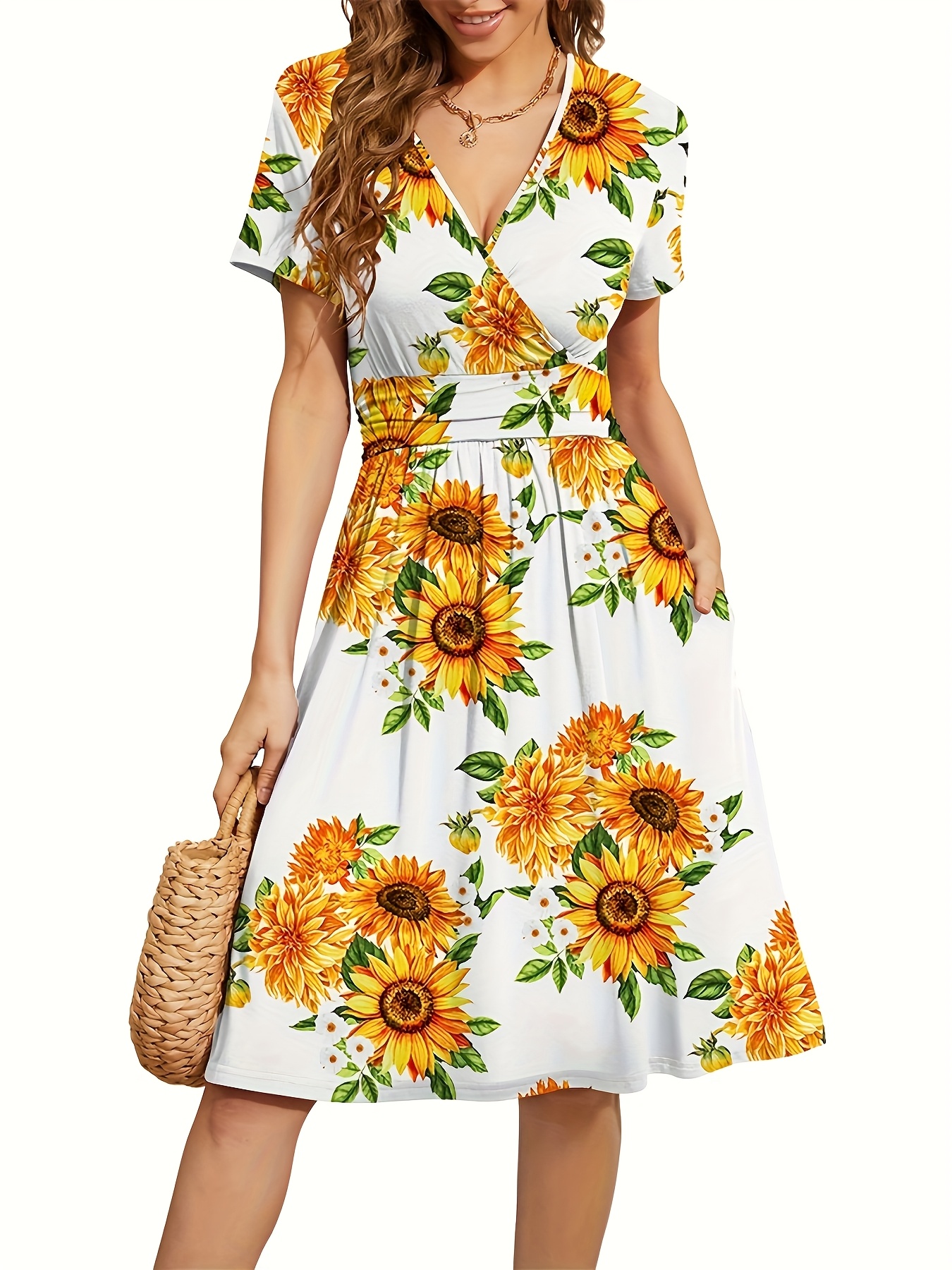 sunflower dress women sold on Temu United States sunflower dress women sold on Temu United States