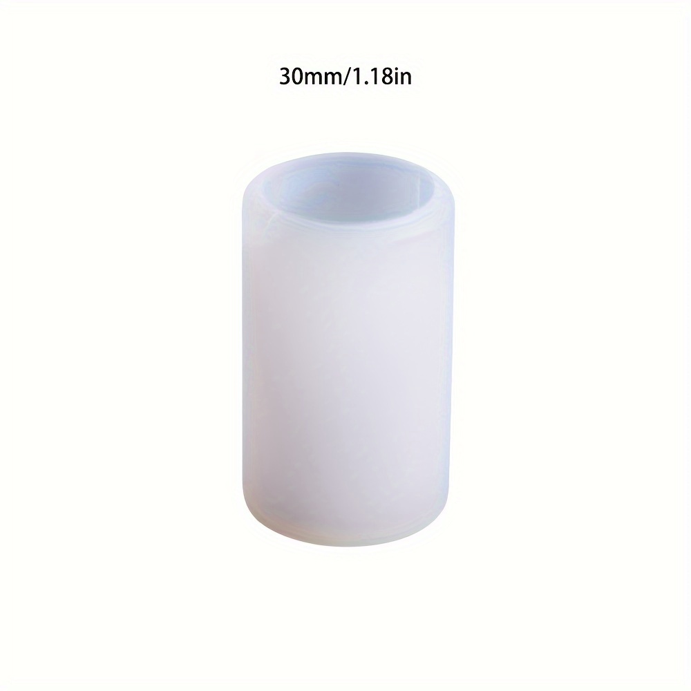 TEMU Stampo in Silicone Cilindrico per Candele in Resina Epossidica, Stampi di Cera per Candele fai-da-te e Decorazioni Domestiche