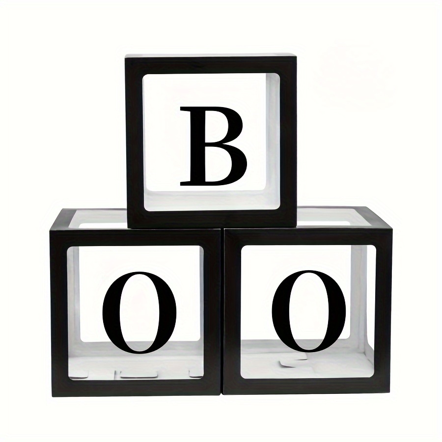 

6pcs Halloween Boo Storage Box Set - , , No Needed, Featherless, For / Decorations, Includes 3 Of , For Halloween/easter