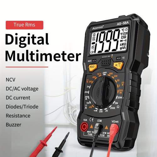 digital professional multimeter 2000 ac voltage tester ohm meter electrical professional multimetro transistor ncv