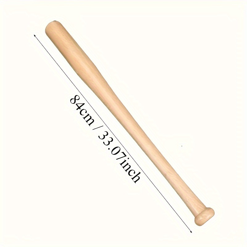 1pc 54cm Solid Wood Baseball Bat Professional Hardwood Baseball Stick Outdoor Sports Fitness Equipment