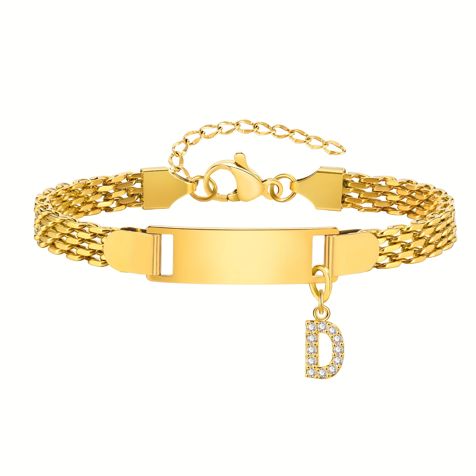 Customizable Letter Stainless Steel Parent-Child Bracelet — Unforgettable Gift