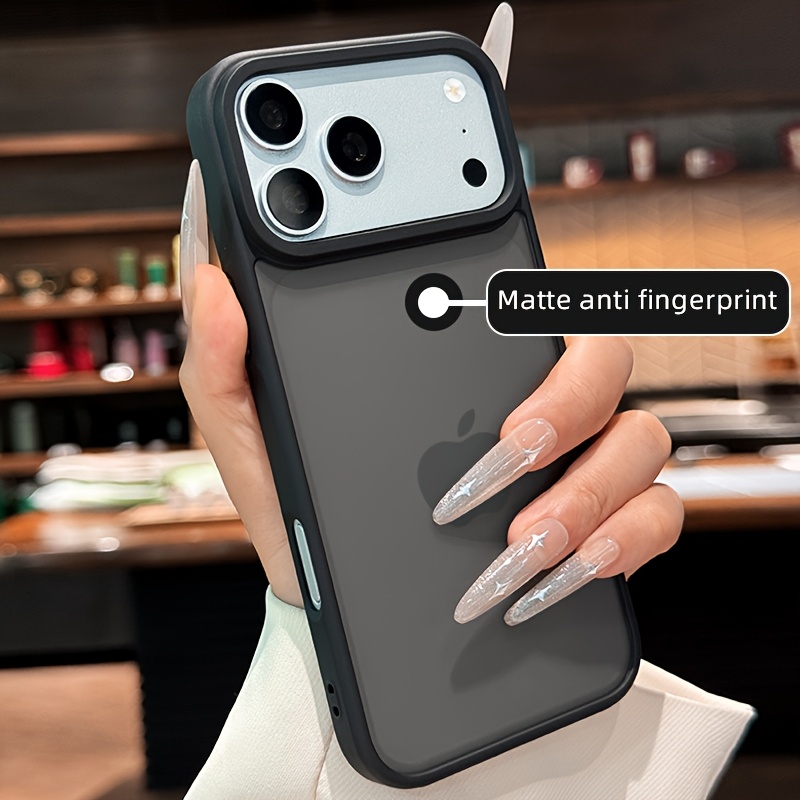 TEMU Phone Case - Stylish And Durable Matte Frosted Phone Case 18 New Luxury High-quality Suitable For Iphone 18 Pro Max/17 Pro Max/16/15 Pro Max
