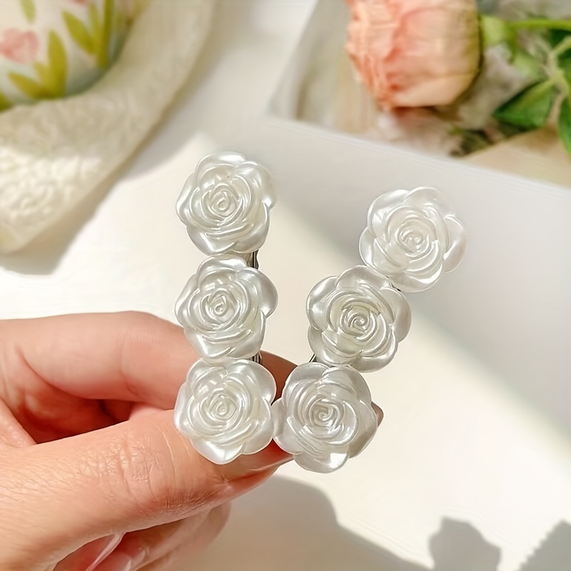 Beautiful Rose Hairpin, Exquisite Gift for Special Occasions