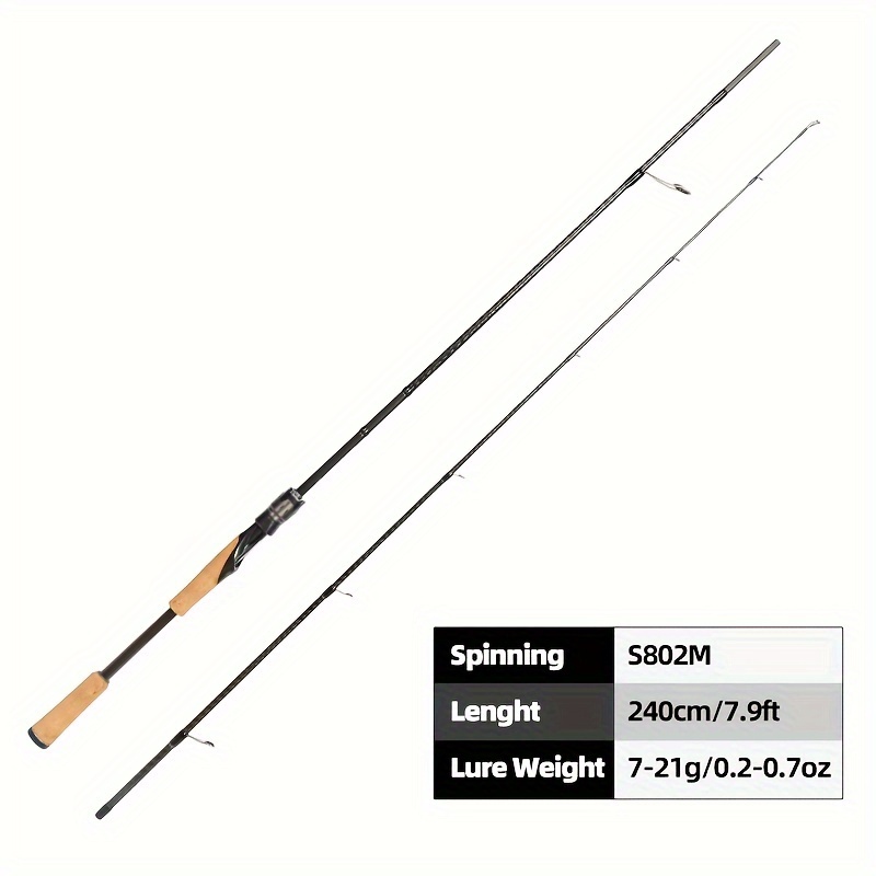  TEAMWILL 1 Set Composite Cork Spinning Fishing Rod