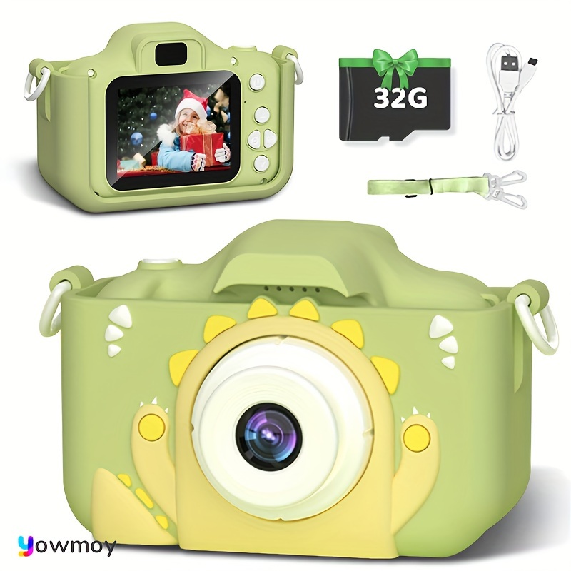 TMOSLY Mini cámara para niños de 3 a 12 años Cámara Digital de 8MP con  Pantalla HD y Tarjeta de Memoria de 32G Cámara para niños Regalo de  cumpleaños