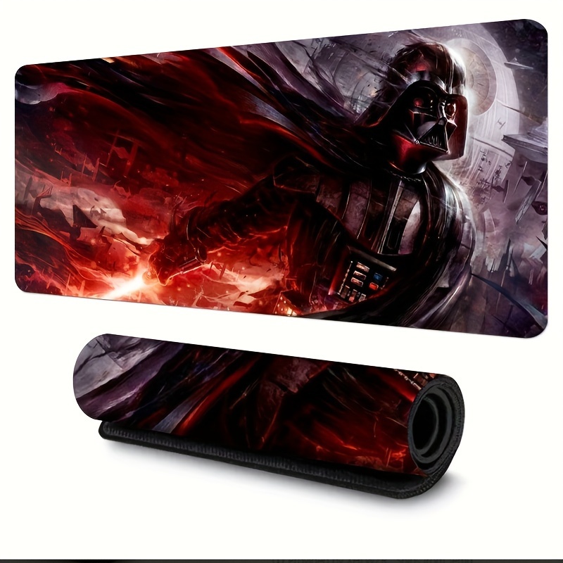 

1sheet 11.8in*27.5in Size Cool Animation Pattern Mouse Pad Waterproof Non-slip Rubber Base Premium Cloth Surface Stitched Edge For Home, School, Company, E-sports