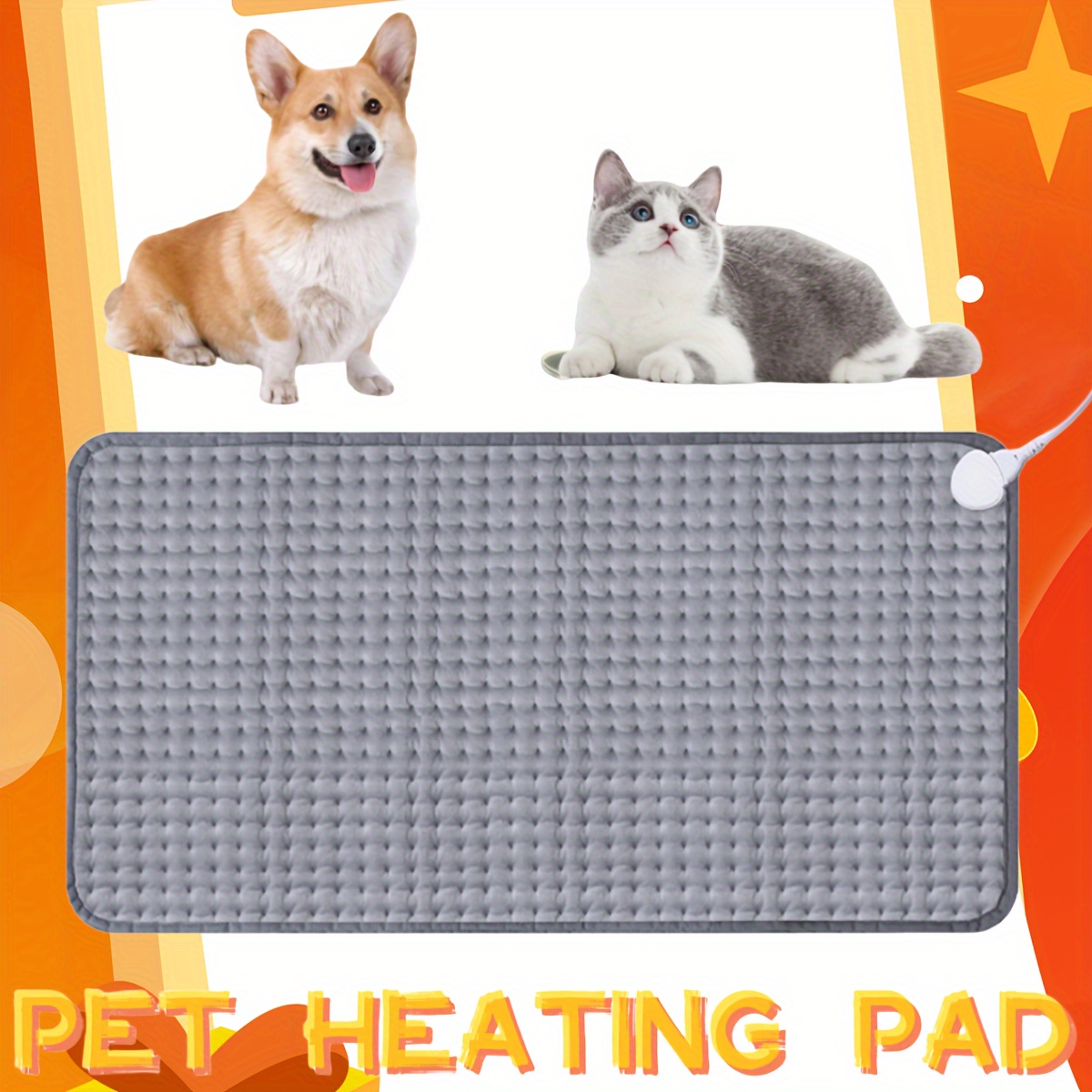 

1pc Dog Bed Heating Pet Dog Blanket Cat Bed Petthermal Mat Blanket Sofa Mat Sleepingcover, 9 For