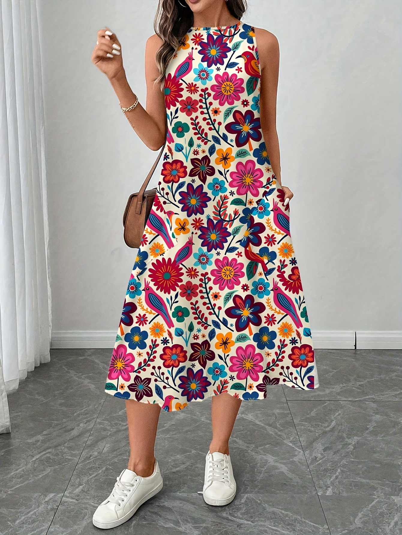 floral dress fall Flourish And Find Out Burgundy Multi Floral Print Cotton Mini Dress