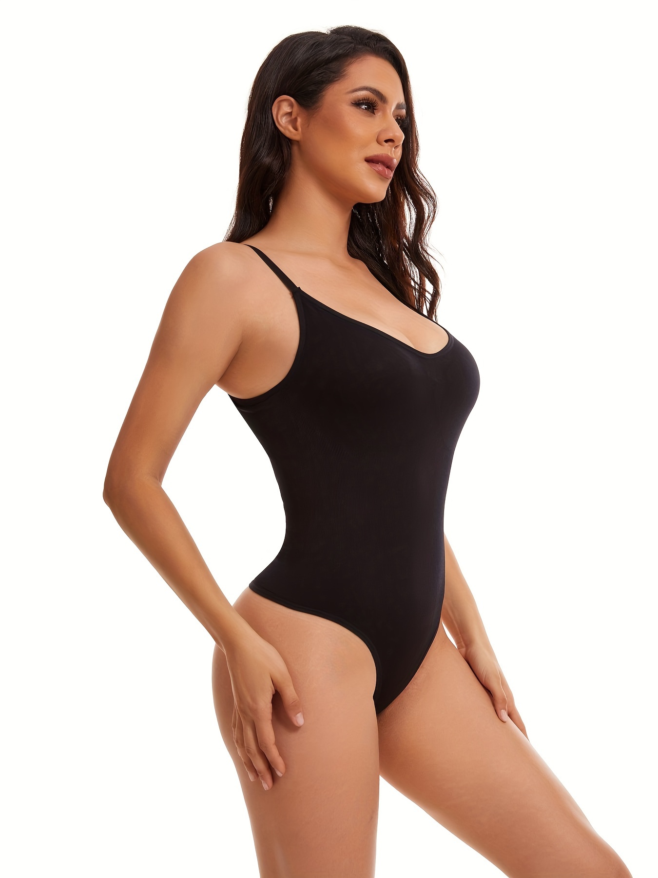 Seamless Shaping Bodysuit Tummy Control Slimming Thong Body - Temu Portugal