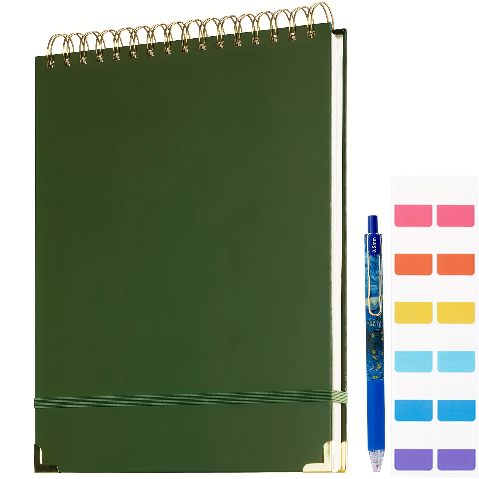 

Top Spiral Notebook 8.5x11 In, Top Steno Notepad 240 Pages, College Ruled, Hardcover Steno Pads, Left-handed, Spiral Notepads For Work, School, Office,