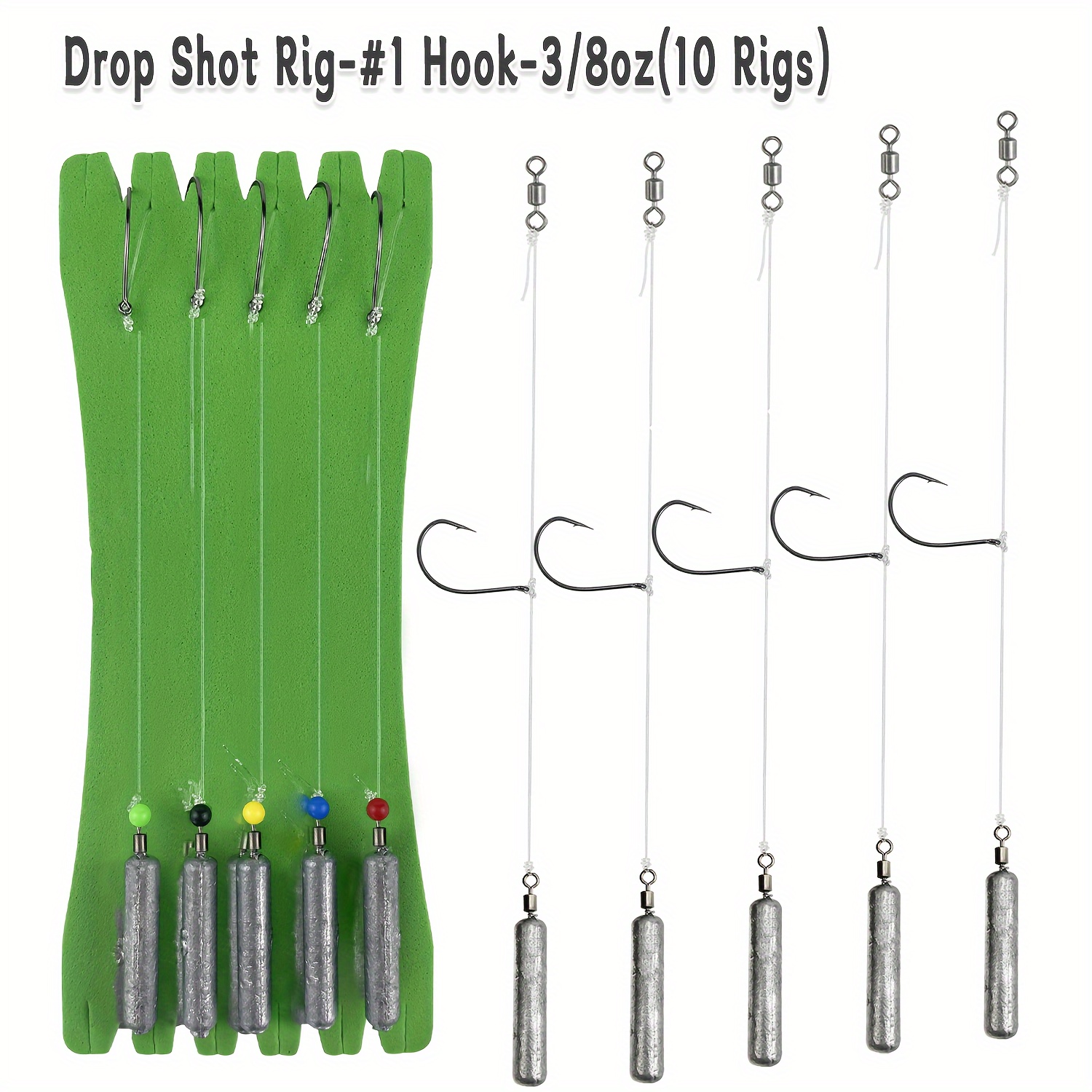Owner Mosquito 3 Confezioni – Ami Per Pesca Drop Shot E Wacky – Taglia 10 – 12 Ami Totali - Foto 5