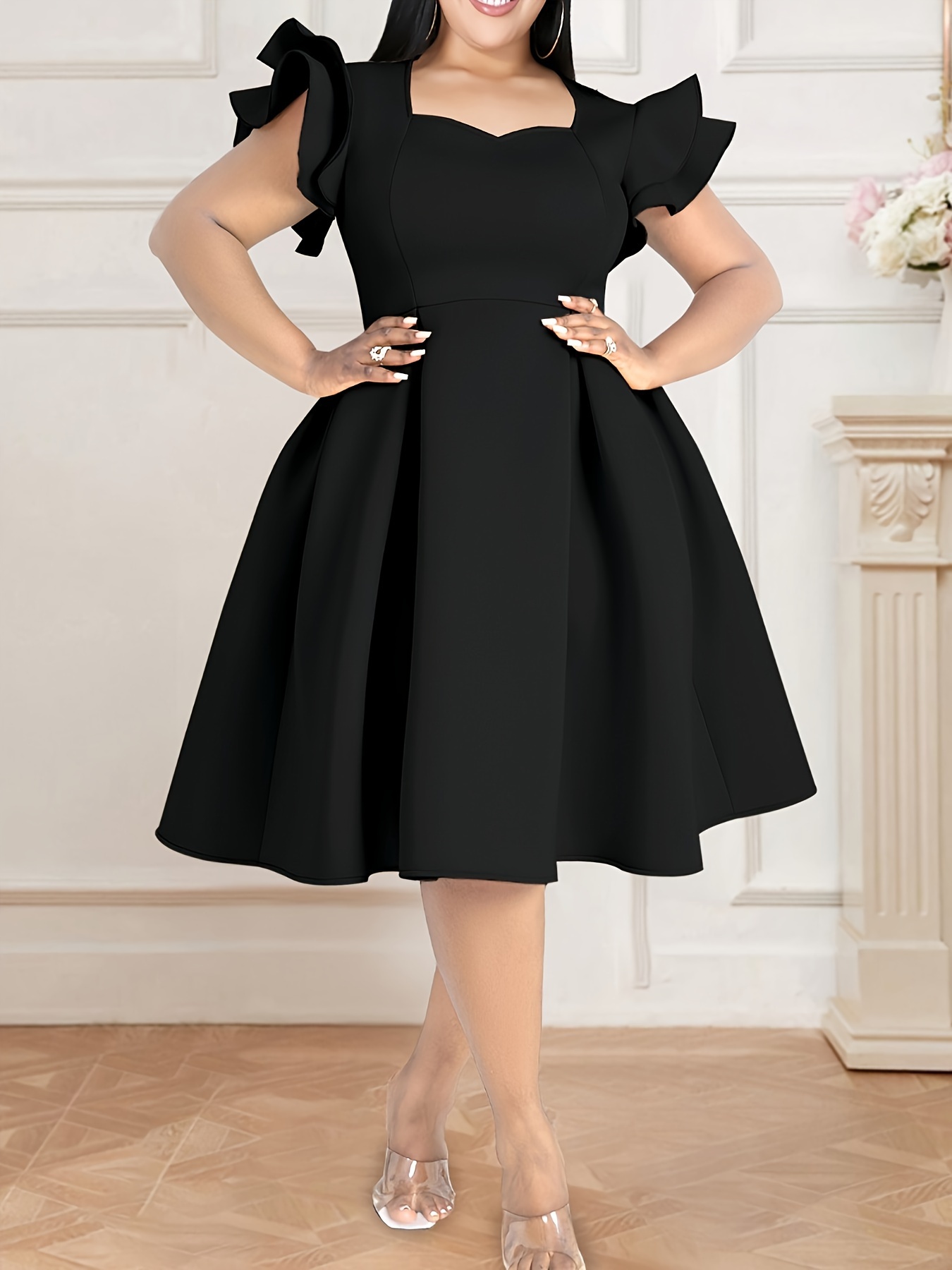 Fashion University Graduation Dresses Plus Size Plus Size Solid