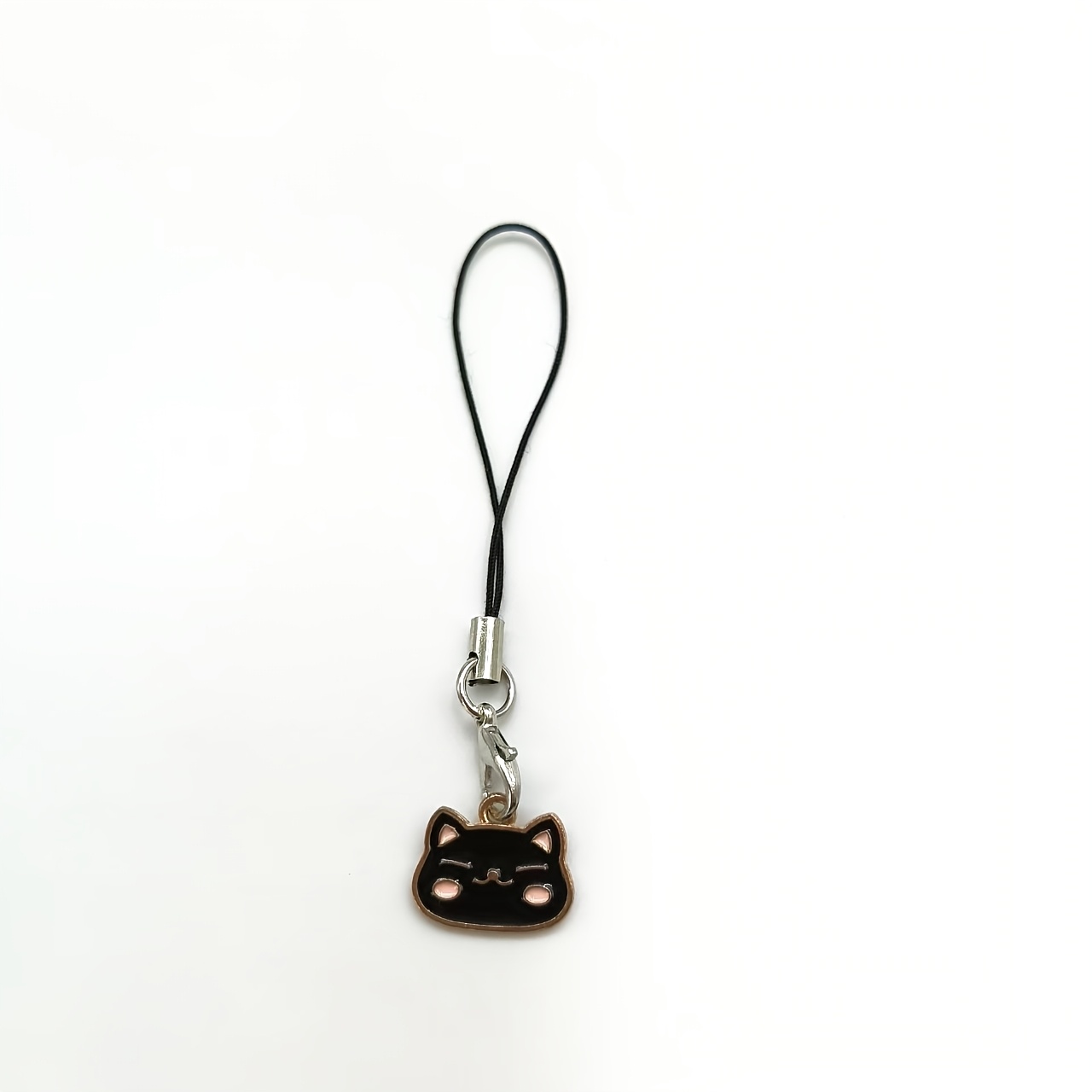Smiling Cat Big Head Phone Charm