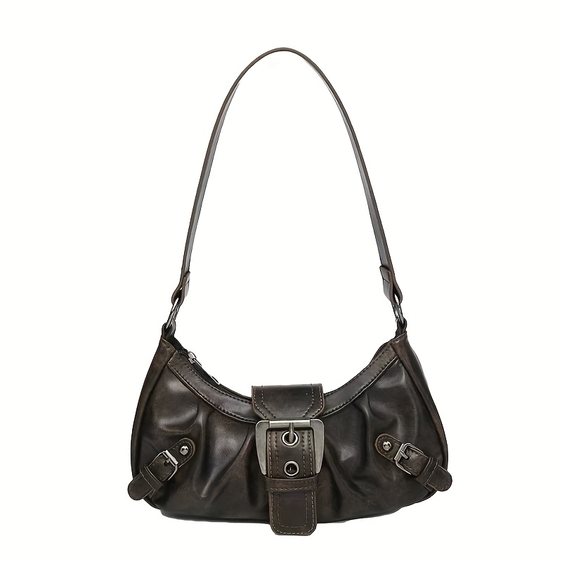 Image of Women' Shoulder Bag 2025 , Cross-border , Style, Vintage Style, Spicy Y2k, Style, Distressed Single Shoulder Bag