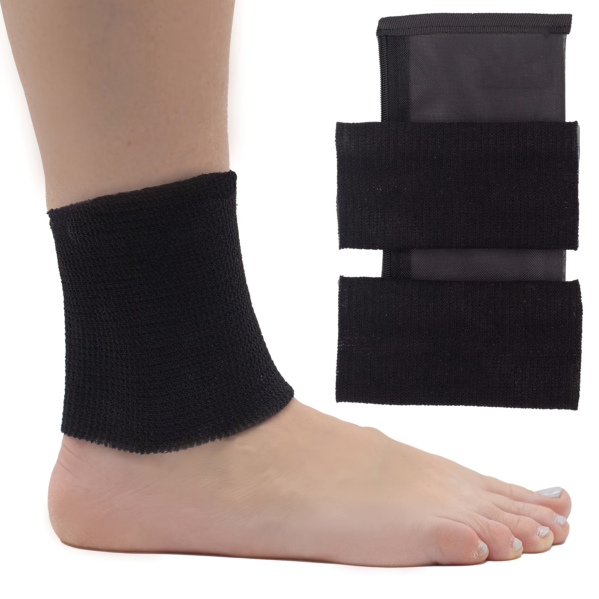 

1pair Ankle Gel Sleeves - Padded Skate Socks Ankle Protection