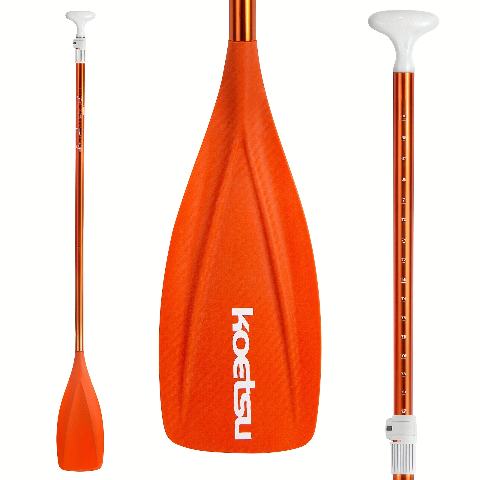 Premium Aluminum Alloy Paddle with Streamlined Wave Pattern
