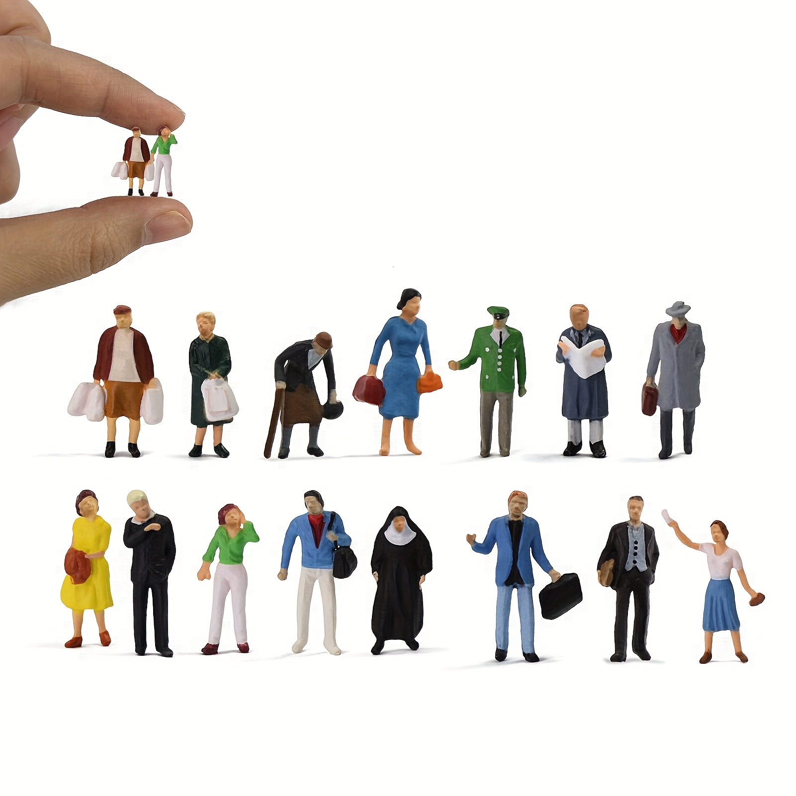 P8702 108pcs 1:87 Well Painted Figures Seated Passenger HO Scale | EBay P8702 108pcs 1:87 Well Painted Figures Seated Passenger HO Scale | EBay