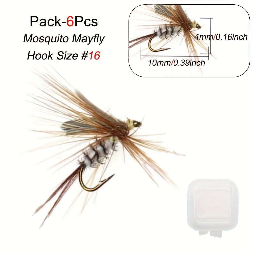 Premium Mosquito Fly Fishing Lures Effective Insect Baits - Temu