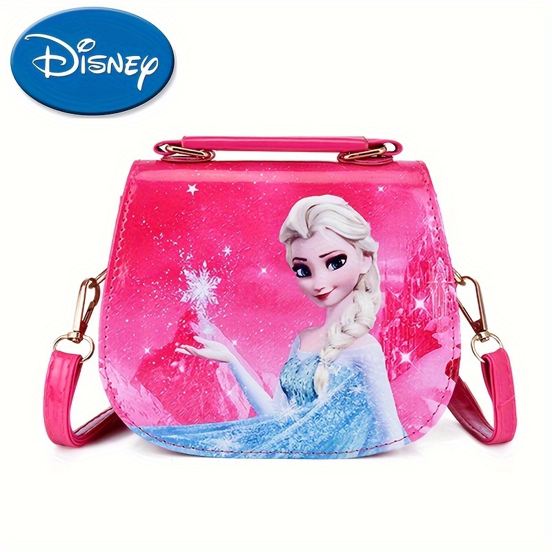 

1pc Disney Adventure Princess Print Handbag, Cartoon Anime Shoulder Bag, Kawaii Crossbody Purse