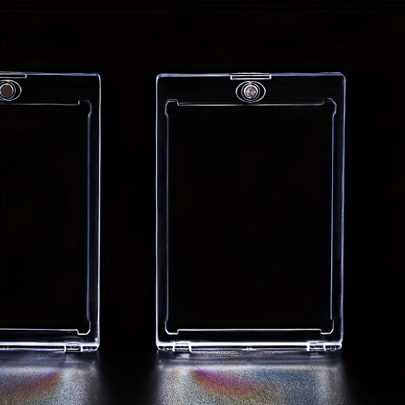 30 card sleeves 35 point ultra clear magnetic card holders - Temu Mauritius