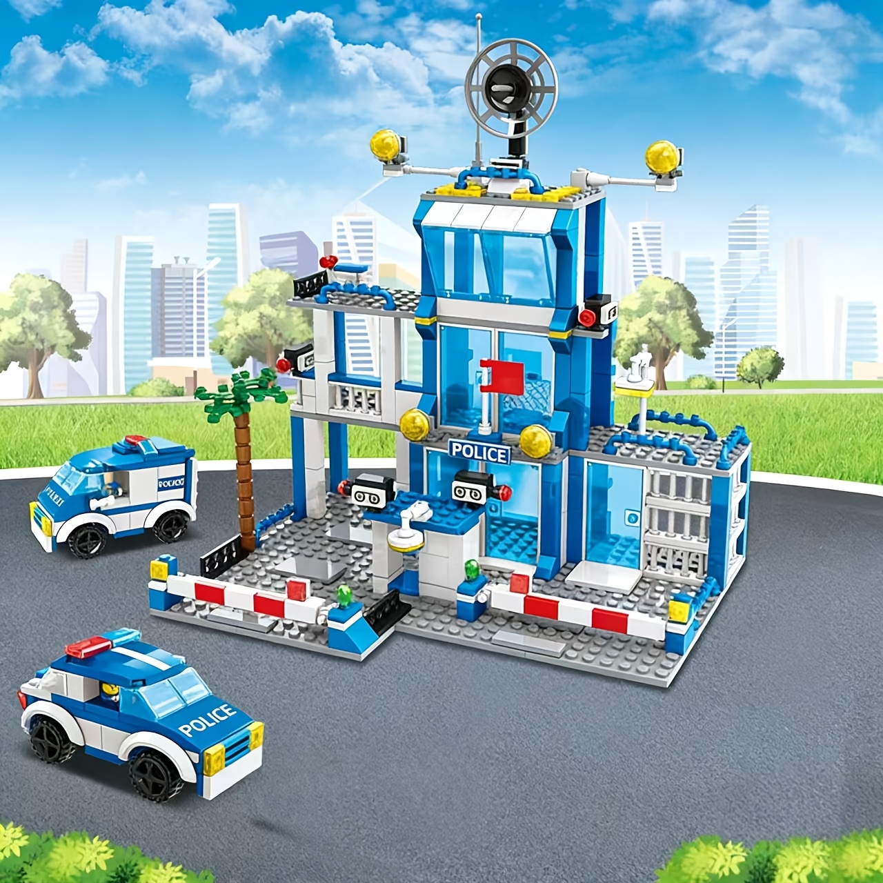 modular building set sold on Temu United States