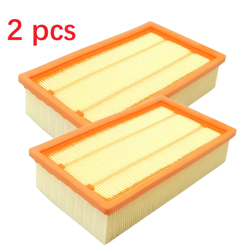 Image of 2pcs Replacement Filters Flachfaltenfilter 25/1 Ap, Nt 35/1 Ap, Nt 35/1, Nt 45/1, Designed To Be Oil-resistant.