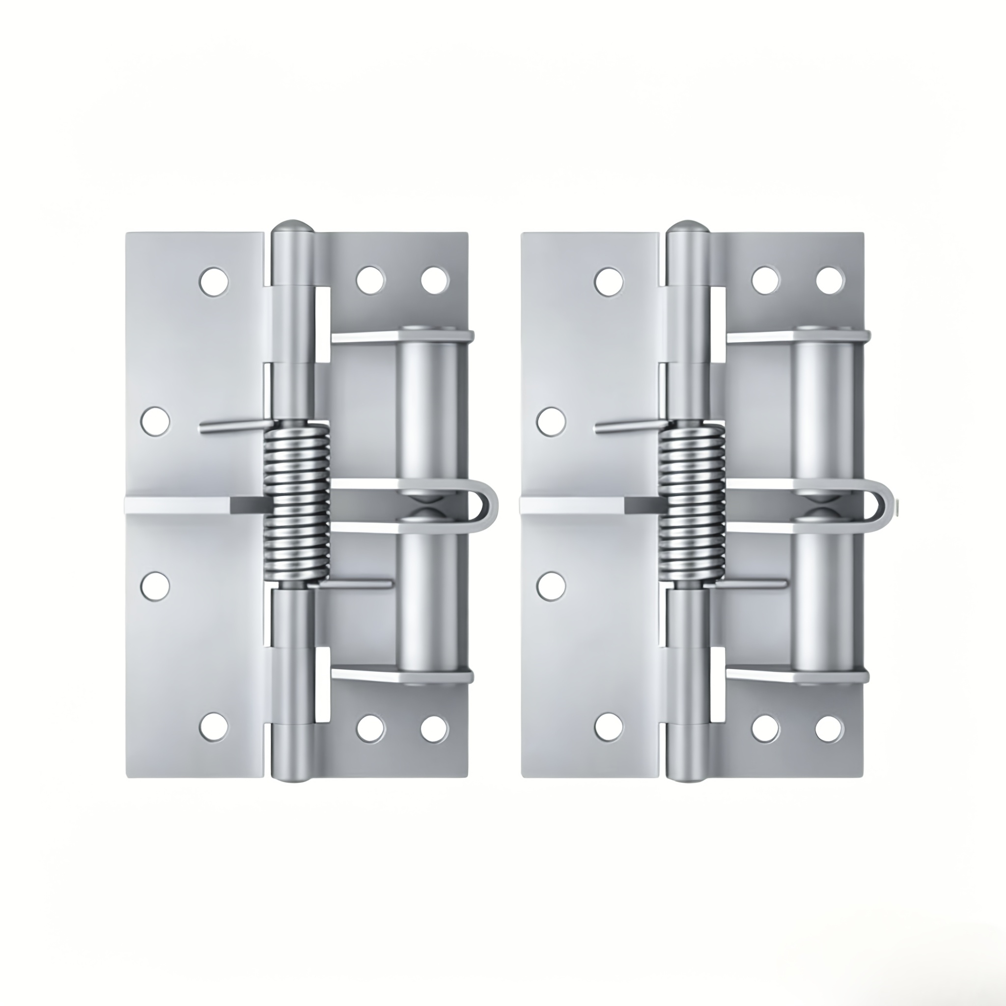 TEMU 2-pack Heavy-duty Self-closing Spring Door Hinges, 90-degree Hold-open Automatic Return Hinges, High-tension Spring-powered Hardware For Wooden