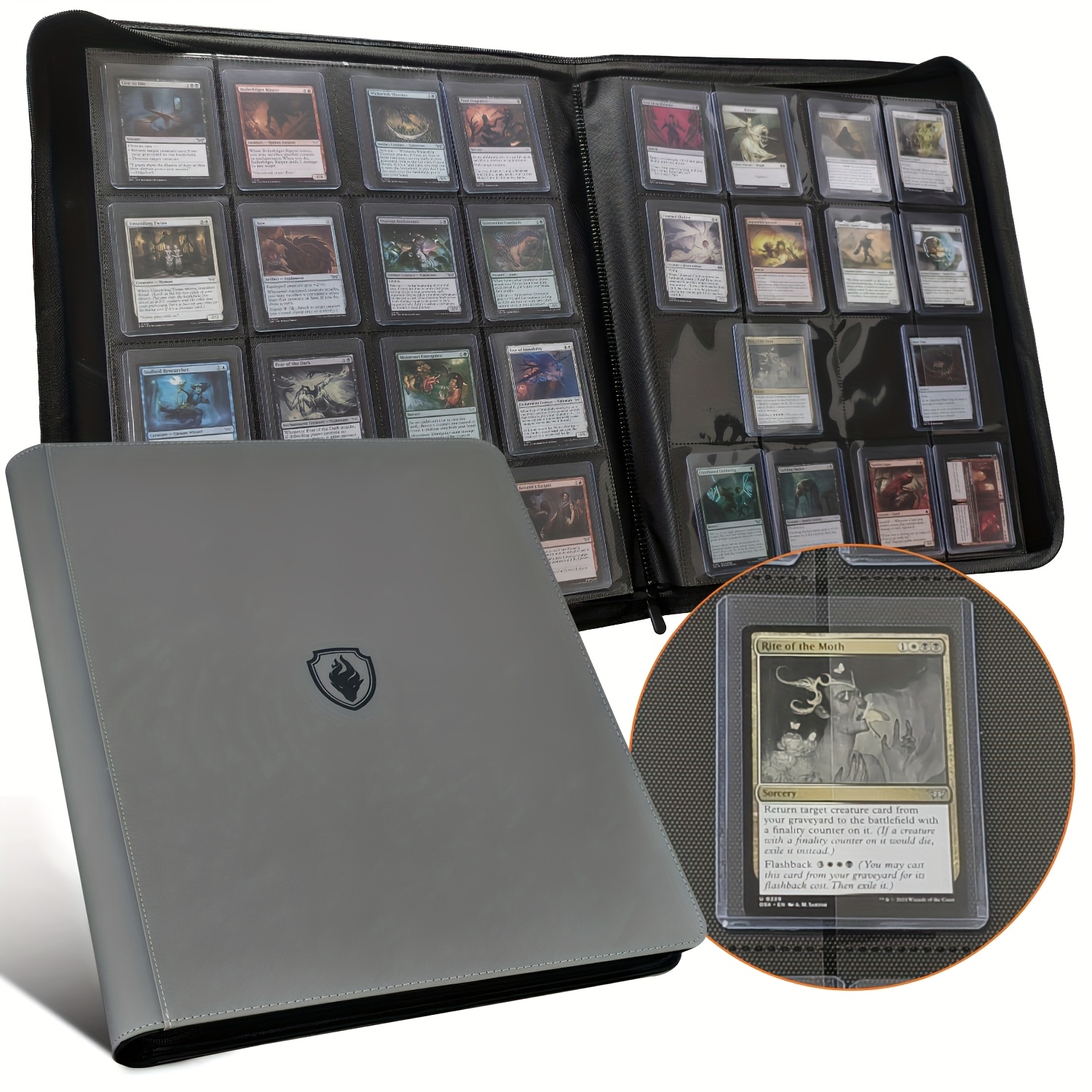 topps baseball card binder Amazon.com: Vault X 9 Pocket Zip Binder, 360 Cards, Exo-Tec Material, 20  Side-Loading Pages (Black) : Toys & Games