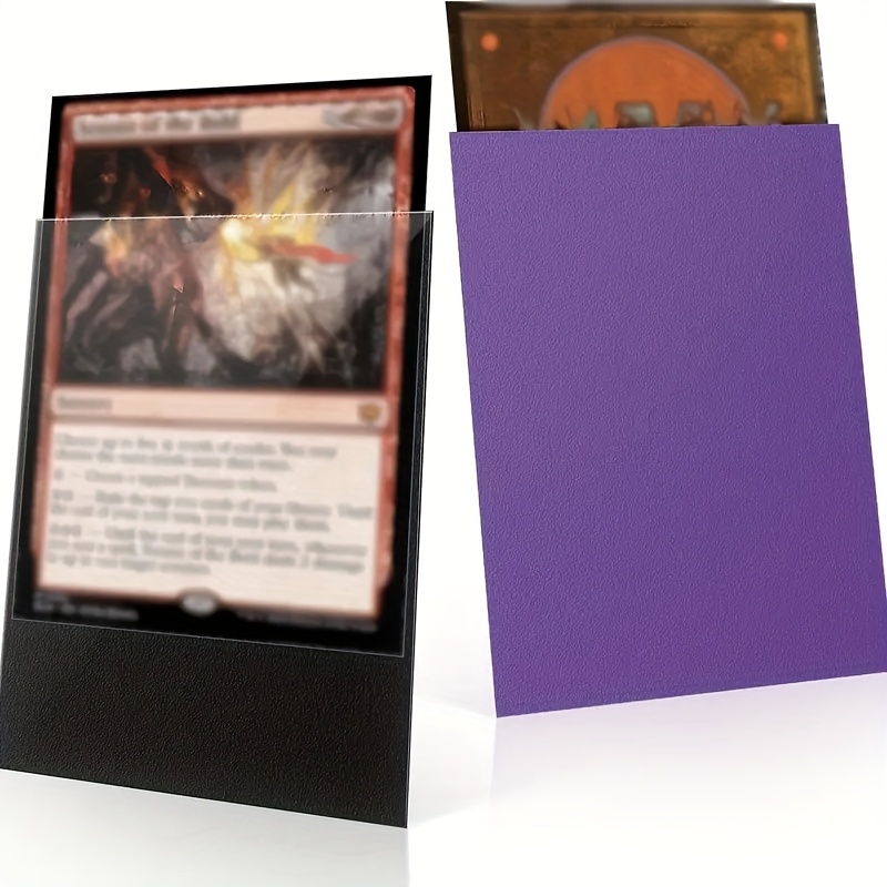 50 matte double sided card sleeves opaque backs smooth - Temu Belgium