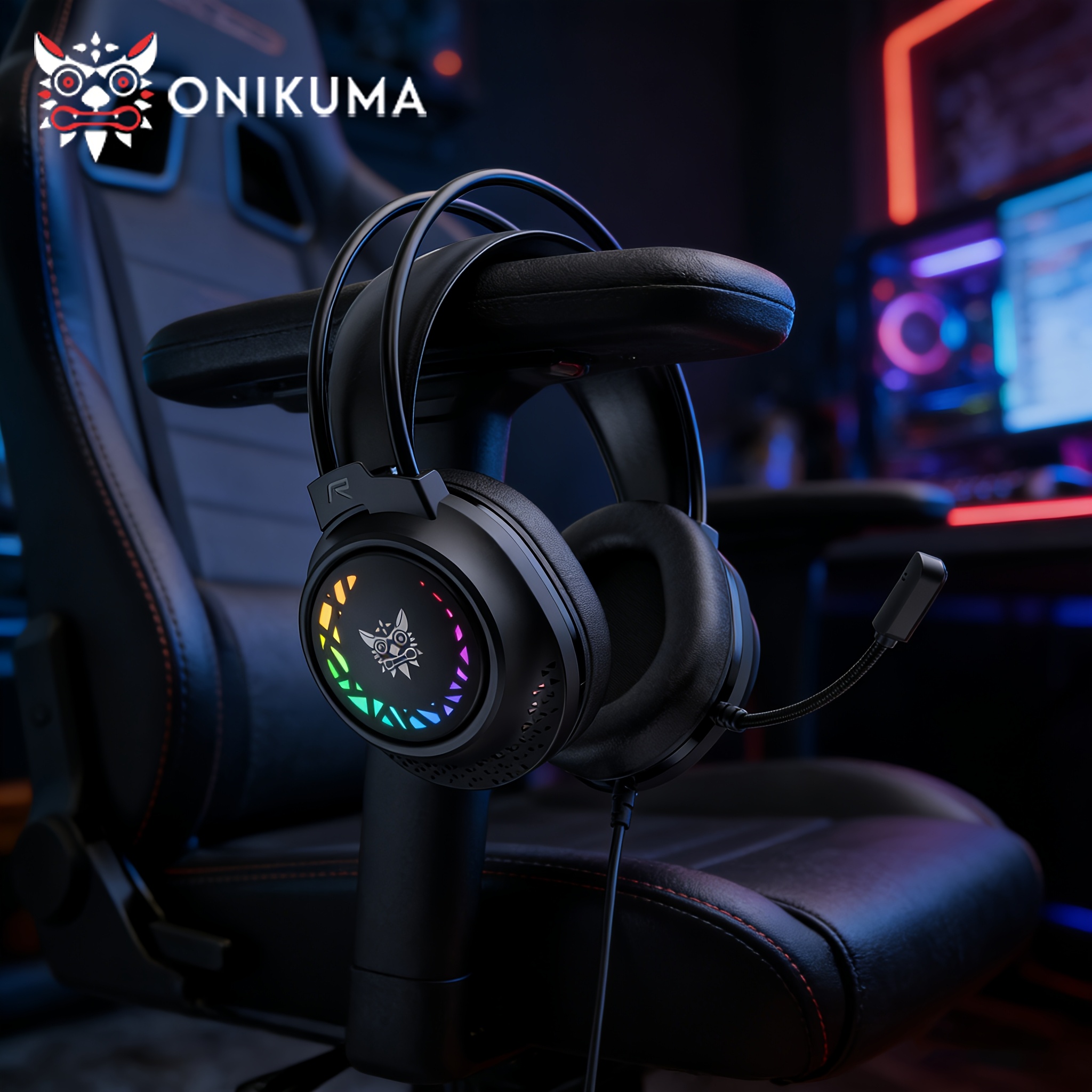ONIKUMA Gaming Headset, Universal for Desktop & Laptop with... product image 6