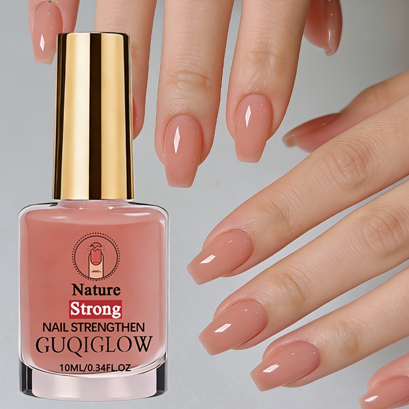Image of Creamy Peach -off Oil - Continuous Shine, Quick And Natural Drying, Hardening Nail Polish, Brightens Nails, A Look, Suitable For Holiday Gifting, For Busy Everyday Individuals