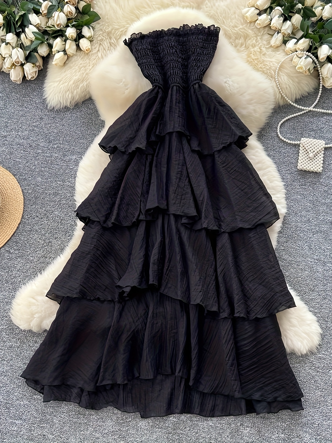 elegant fab off shoulder maxi dress Bella and Bloom Boutique