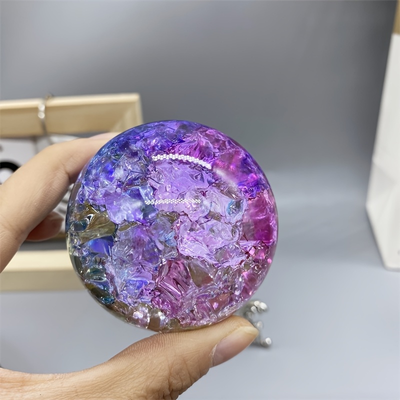 

Elegant Glass Orb, Decor, Unique Gift For , No-electricity Collectible Figurine, Suitable For Multipurpose Room, For Christmas, Halloween, Thanksgiving, New Year, And Universal Holidays