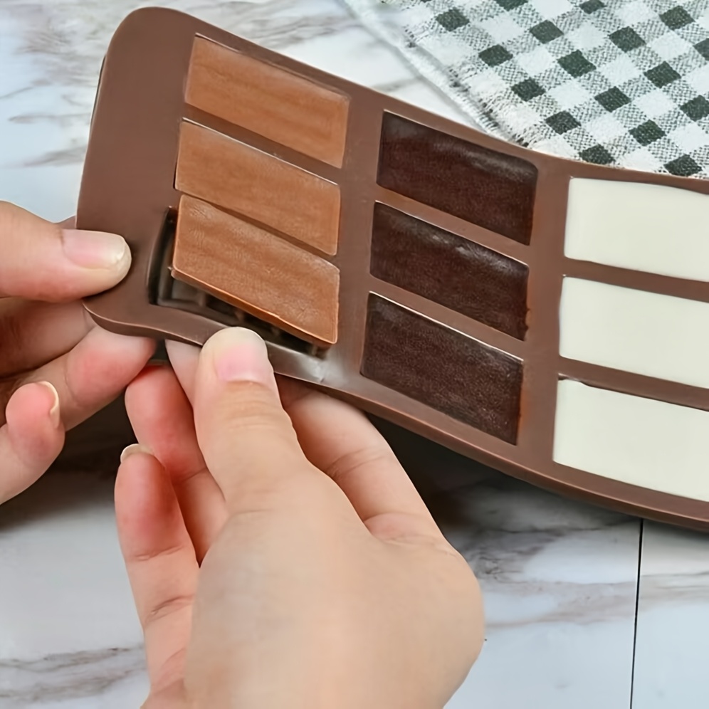 2pcs Waffle Chocolate Baking Mold Chocolate Fondant Mold