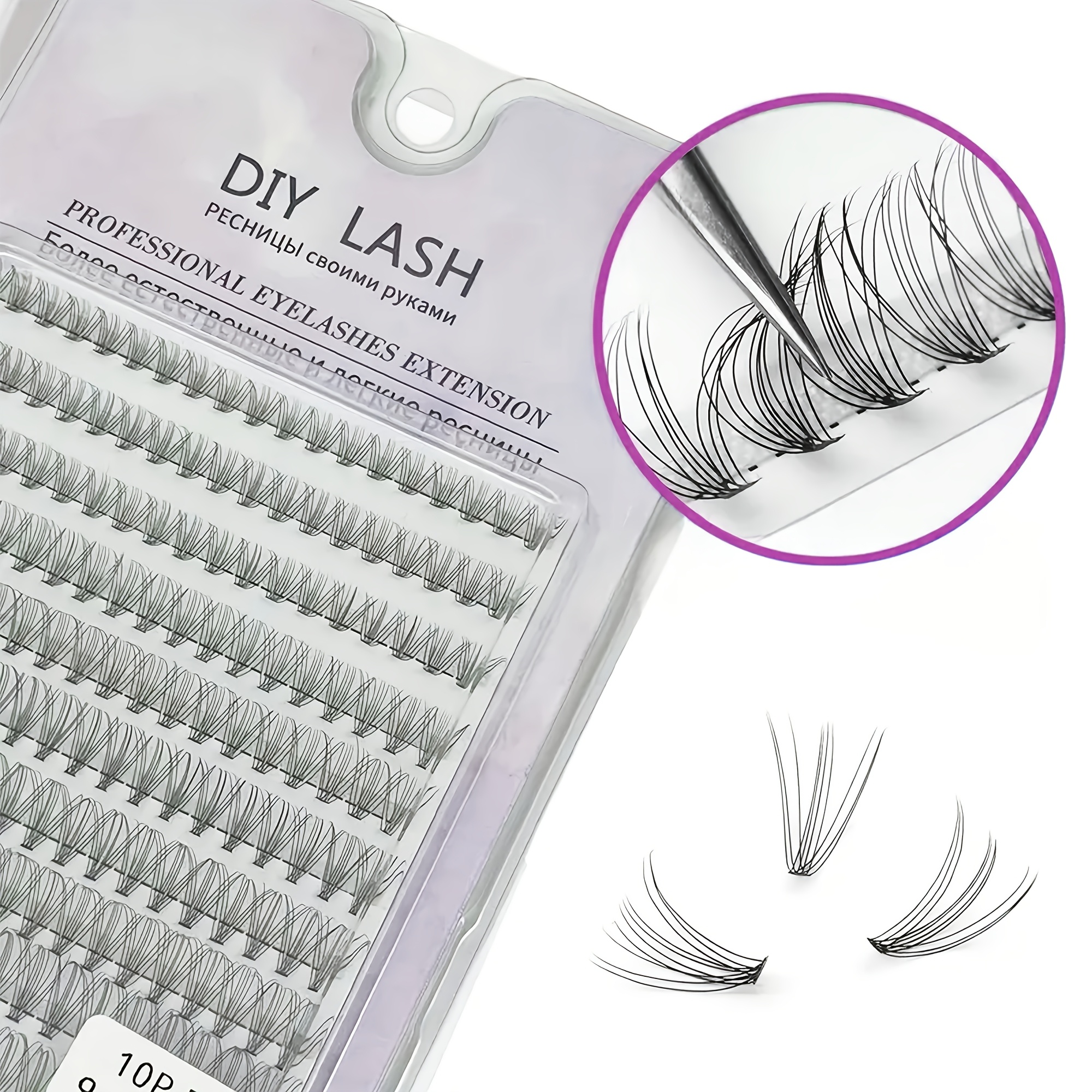 

1box/200 Bundles 10d Fake Eyelashes, Mink Individual Eyelash, Natural Lashes, Eyelash Extensions For Make Up - Diy Eyelash Extensions For Long,curly & Mink Lashes