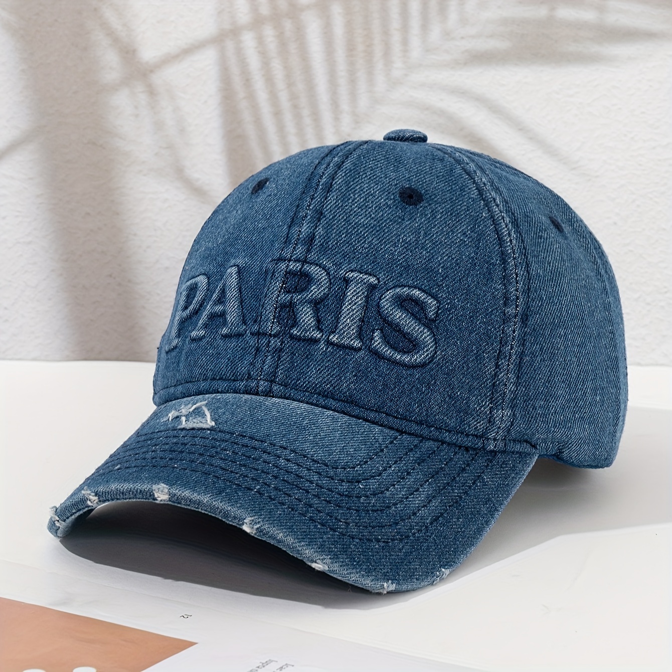 Image of Urban Style Cotton Baseball Cap, 100% Cotton Lightweight Adjustable Hat For Casual Streetwear Outdoor Activities