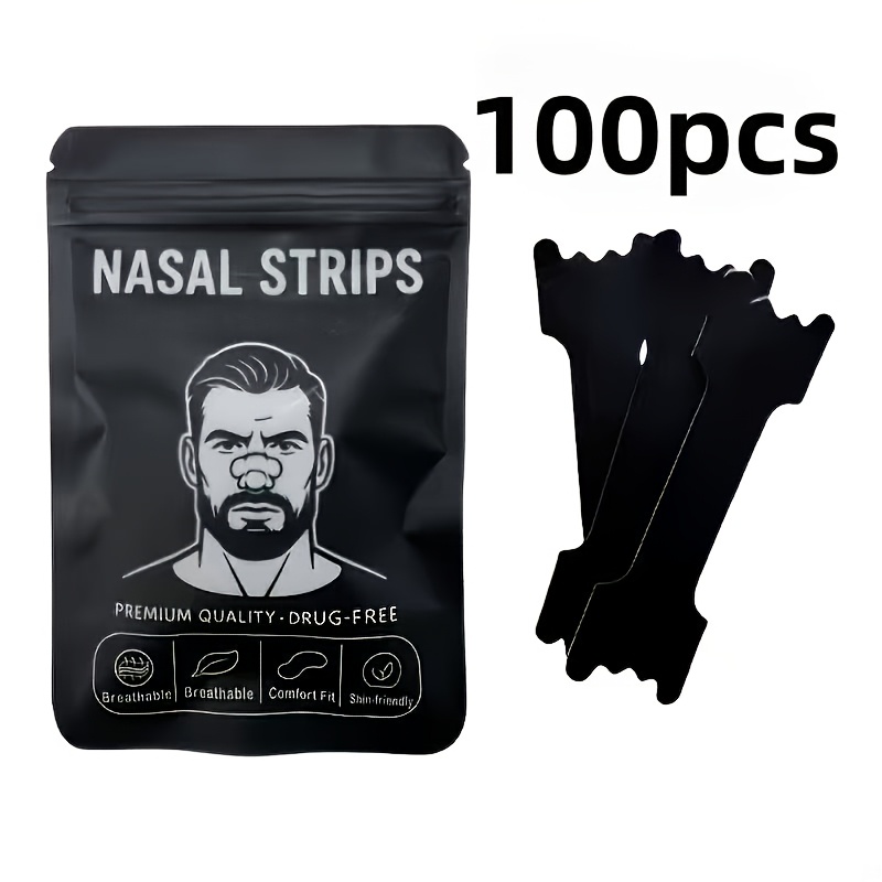 100pcs Self-adhesive Sports Breathable Nose Patches, Firmness And Easy Removal, Suitable For Sports And Work, Best Gift For